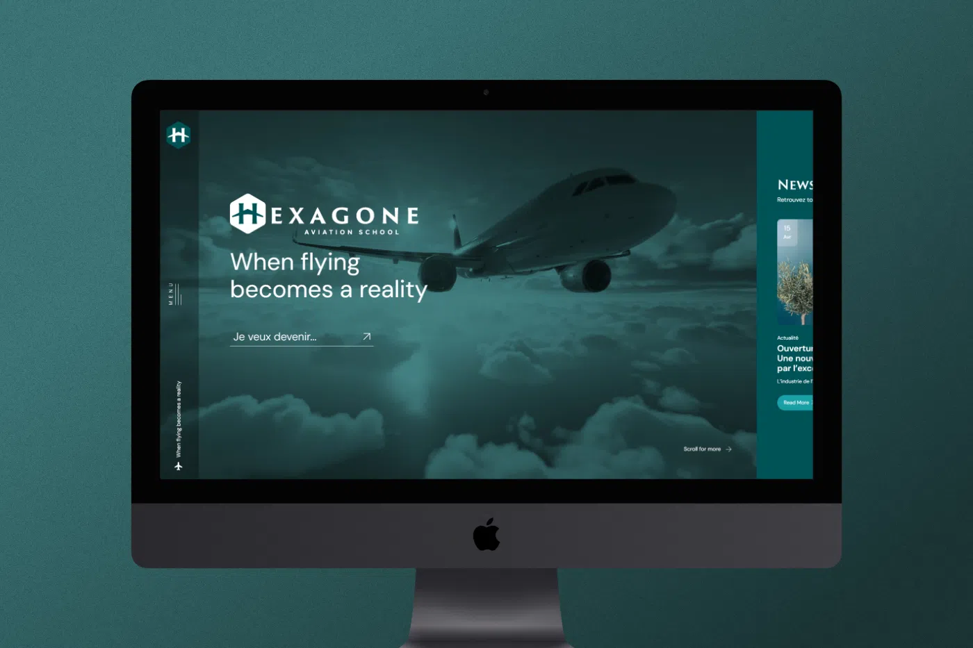 Hexagone 02 Ref Peach