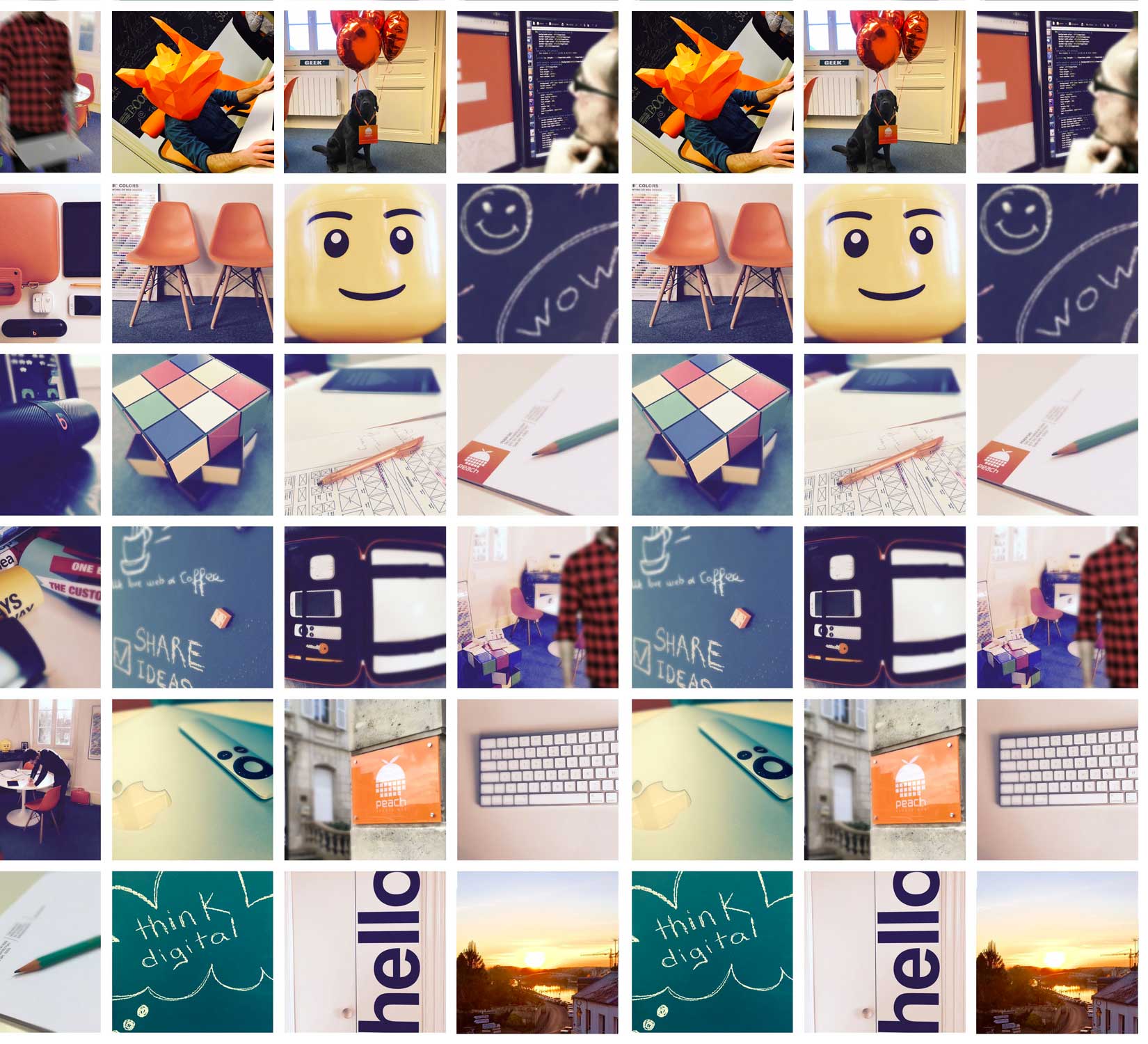 fond peach agence ambiance