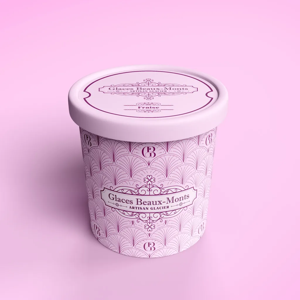 GLACESBEAUXMONTS packaging